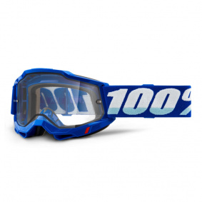 Brýle - 100% Accuri 2 Enduro Moto (dvojité čiré sklo) - Blue