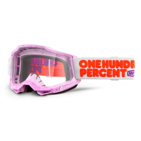 Brýle - 100% Accuri 2 Hundreds (čiré sklo) - Pink / Red Color 