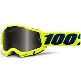 Brýle - 100% Accuri 2 Sand (kouřové sklo) - Fluo Yellow