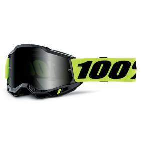 Brýle - 100% Accuri 2 Sand (kouřové sklo) - Neon Yelllow
