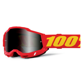 Brýle - 100% Accuri 2 Sand (kouřové sklo) - Red / Yellow