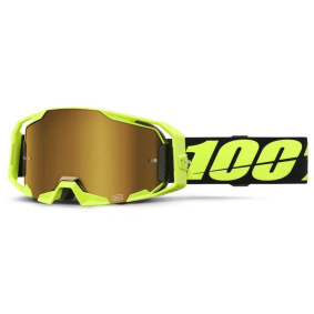 Brýle - 100% ARmatic Neon Yellow 2025 - Mirror True Gold Lens