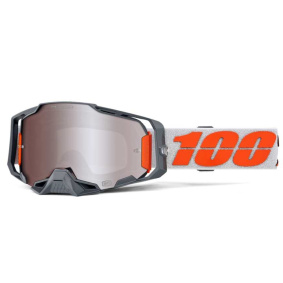 Brýle - 100% Armega Hiper Silver - Mirror Silver Flash