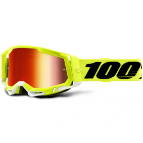 Brýle - 100% Racecraft 2 - Yellow (zrcadlové sklo)
