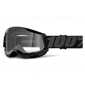 Brýle - 100% Strata 2 (čiré sklo) - Černá