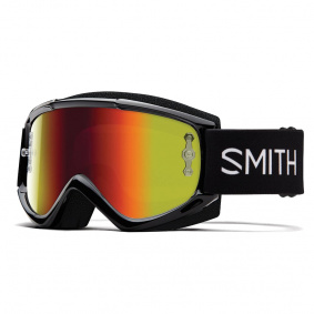 Brýle - SMITH Fuel V1 Max Mirror - Black (červené skla)