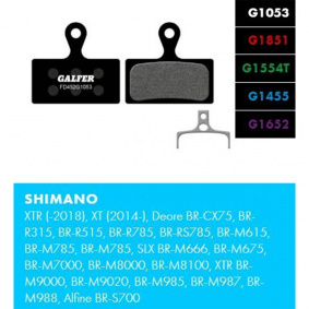 Brzdové destičky - GALFER FD452 - Shimano