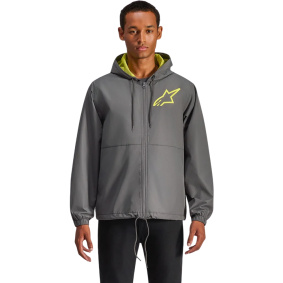 Bunda - ALPINESTARS Speeder Chromium Windbreak 2025 - Charcoal / Hi Vis Yellow