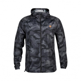 Bunda - FOX Head Camo Windbreaker 2024 - Black Camo