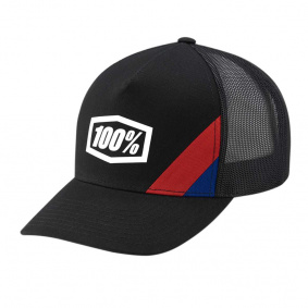 Čepice - 100% Cornerstone X-Fit Snapback - Black