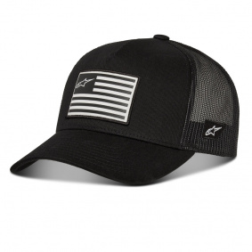 Čepice - ALPINESTARS Flag Snapback Hat - Black / Black