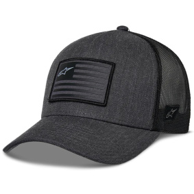 Čepice - ALPINESTARS Flag Snapback Hat - Charcoal Heather / Black