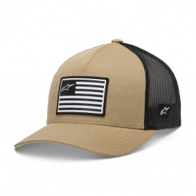 Čepice - ALPINESTARS Flag Snapback Hat -  Sand / Black