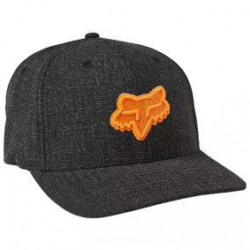 Čepice - FOX Transposition Flexfit Hat 2022  - Black / Orange