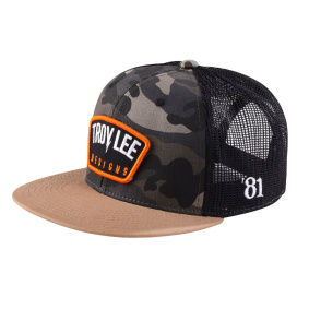 Čepice - TROY LEE DESIGNS Bolt Patch - Black/Forest Camo