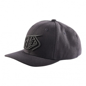 Čepice - TROY LEE DESIGNS Curved Snapback Crop - Gray/Charcoal