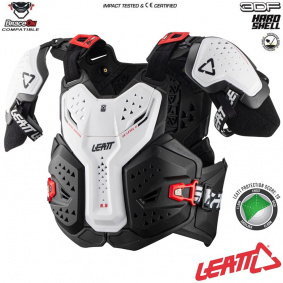 Chránič trupu a ramen - LEATT 6.5. Pro  Chest Protector - černá/bílá