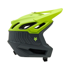Přilba MTB - FOX Dropframe Pro Runn 2025 - Fluo Yellow