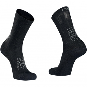 Ponožky - NORTHWAVE Fast Winter High Sock - Black/Grey