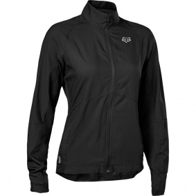 Dámská cyklistická bunda - FOX Ranger Wind Jacket - Black