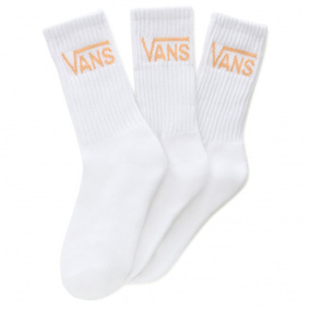 Dámské Ponožky - VANS Classic Crew 3 páry - White / Coral