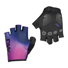 Dámské rukavice - NORTHWAVE Active Short Finger Glove - Black / Iridescent