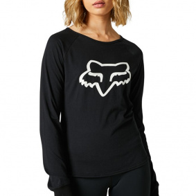 Dámské triko - FOX Boundary Ls Top 2022 - Black