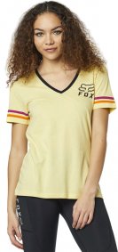 Dámské triko - FOX Heritage Forger Ss Top - Pale Yellow