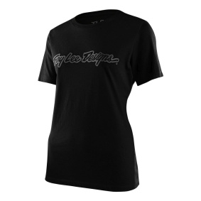 Dámské triko - TROY LEE DESIGNS Signature - Black
