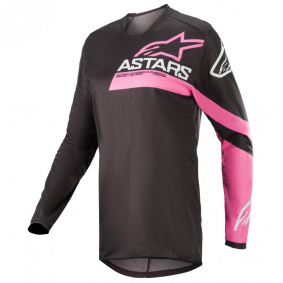 Dámský dres - ALPINESTARS Stella Fluid 2022 - Black/Pink Fluo