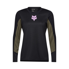 Dámský dres - FOX Defend Ls Jersey Park 2025 - Black