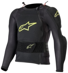 Dětská chráničová vesta - ALPINESTARS Bionic Plus Youth Jacket 2024 - Black / Fl...