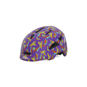 Dětská přilba MTB - GIRO Scamp II - Mat Purple Libre 