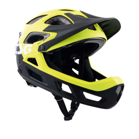 Dětská přilba MTB - TSG Seek Youth FR Graphic Design - Black / Yellow