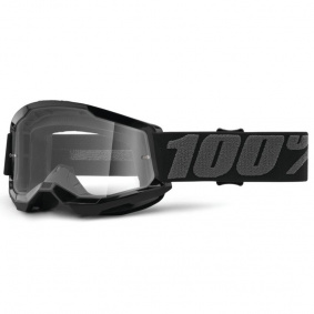 Dětské brýle - 100% Strata 2 Junior - Black (čiré sklo)
