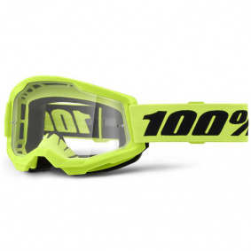 Dětské brýle - 100% Strata 2 Junior - Fluo Yellow (čiré sklo)