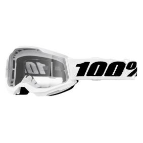 Dětské brýle - 100% Strata 2 Junior - White (čiré sklo)