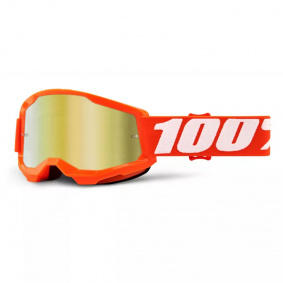 Dětské brýle - 100% Strata 2 Youth (zrcadlové sklo) - Orange