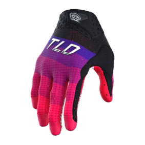 Dětské rukavice - TROY LEE DESIGNS Air - Reverb Black/Glo Red