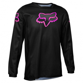 Dětský dres - FOX Youth Girls Blackout - Black / Pink