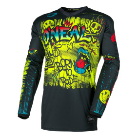Dětský dres - O'NEAL Element RANCID 2026 - černá/žlutá