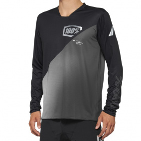 Dres - 100% R-Core-X LS 2022 - Black / Grey