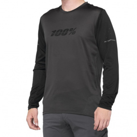 Dres - 100% Ridecamp Ls - Black / Charcoal