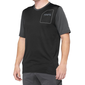 Dres - 100% Ridecamp Ss - Black / Charcoal