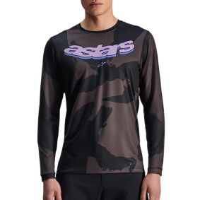 Dres - ALPINESTARS A-Dura Hollow Camo Ls 2025 - Black Camo