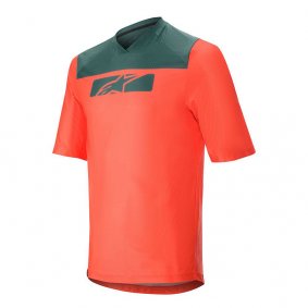 Dres - ALPINESTARS Drop 4.0 SS 2020 - Bright Red/Atlantic 