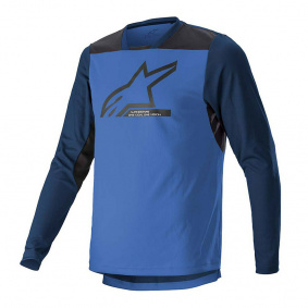 Dres - ALPINESTARS Drop 6.0 LS - Mid Blue / Black