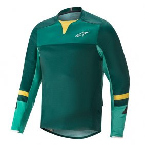  Dres - ALPINESTARS Drop Pro LS 2020 - Emerald Atlantic