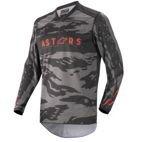 Dres - ALPINESTARS Racer Tactical 2022 - černošedý maskáč