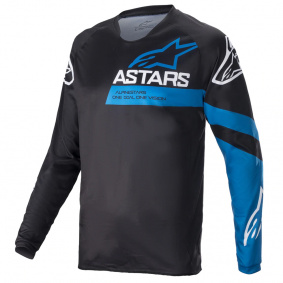 Dres - ALPINESTARS Racer V3 LS 2022 - Black/Bright Blue